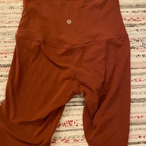 Lululemon Bike Shorts - Align high rise - Dark Terracotta